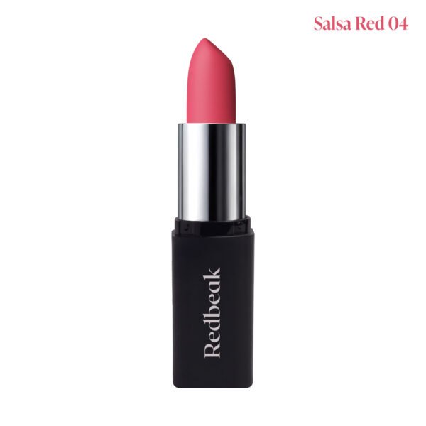 Redbeak Salsa Red Cream Matte Bullet Lipstick - Image 2