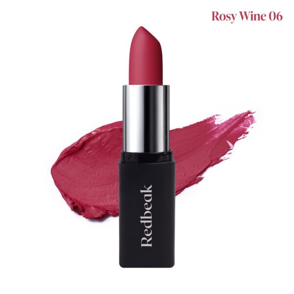 Redbeak Rosy Wine Cream Matte Bullet Lipstick - Image 2