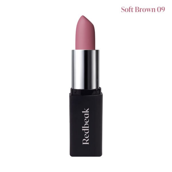 Redbeak Soft Brown Cream Matte Bullet Lipstick - Image 2